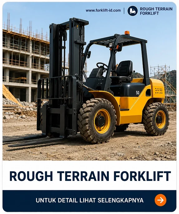 Jual Rough Terrain Forklift jabodetabek murah - forklift-id