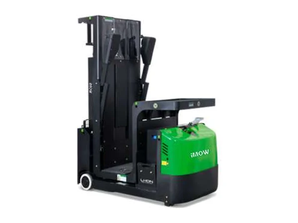 Order picker iMOW JX1 dengan tinggi angkat maksimum 4,88 meter